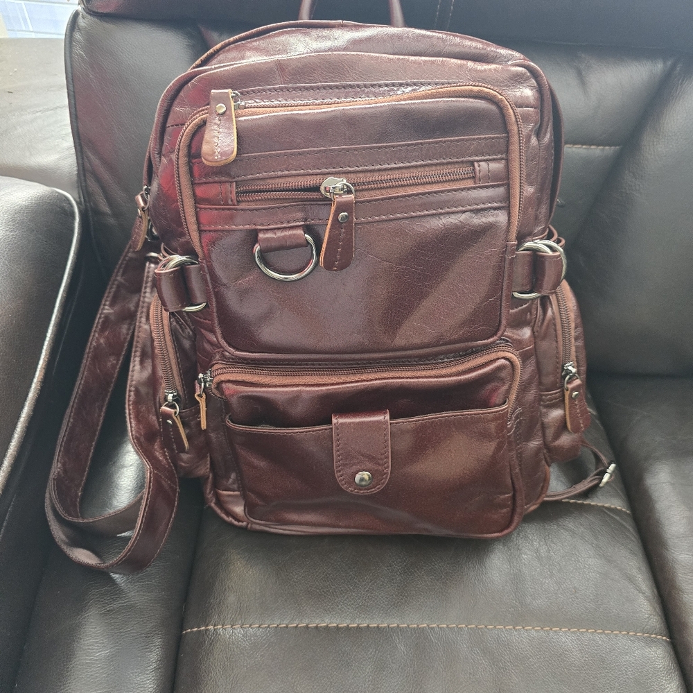Leather Backpack